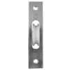 Jedo Sash Roller with Rectangular Plate 118x26mm Zinc Plate