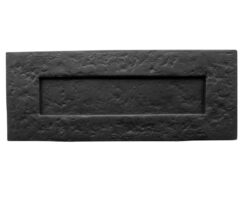 Antique Plain Letterplates 270x115mm Black