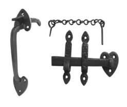 Antique Gate Catches 195mm Black