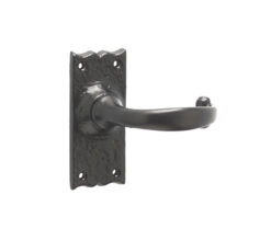 Regal Suite Door Handle Short Latchplate Black
