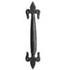 Fleur De Lys Pull Handles 100mm Black