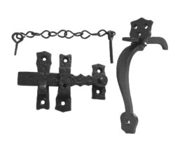 Antique Gate Catches 156mm Black