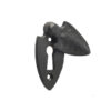 Antique Covered Escutcheon 50mm Black