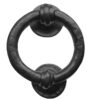 Antique Ring Door Knockers 100mm Black