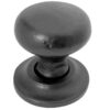 Round Cupboard Knob 32mm Black