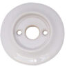 Replacement Roses for Porcelain Door Knobs 60mm dia. White