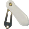 Jedo Porcelain Covered Escutcheon White