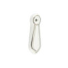 Jedo Porcelain Covered Escutcheon White Silverline