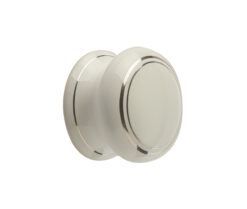 Jedo Porcelain Cupboard Knobs White Silverline