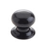 Jedo Porcelain Mortice Door Knobs Black