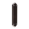 Jedo Porcelain Fingerplates Black Silverline