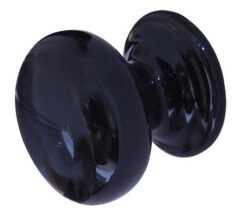 Jedo Porcelain Cupboard Knobs 33mm Black