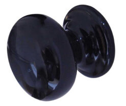 Jedo Porcelain Cupboard Knobs 50mm Black