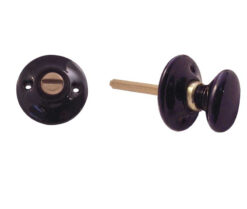 Jedo Porcelain Turn & Release (Rack Bolt Supplied Separately) Black