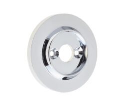Replacement Roses for Porcelain Door Knobs 60mm Polished Chrome