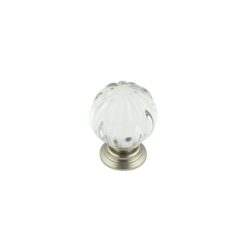 30mm Satin Nickel Pumpkin Ball Cupboard Knob