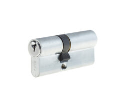 Jedo Euro Profile Offset Double Cylinders to Differ 35x50mm Satin Chrome