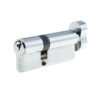 Jedo Euro Profile Offset Cylinders & Turns 35x55mm Polished Chrome