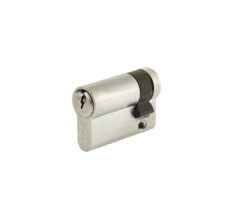 Jedo Euro Profile Single Cylinders to Differ 40mm Satin Chrome