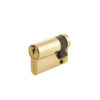 Jedo Euro Profile Single Cylinders to Differ 45mm Polished Brass