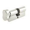 Euro Profile Cylinders & Turns Keyed Alike 70mm Polished Chrome