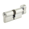 Jedo Euro Profile Cylinders & Turns 70mm Satin Chrome