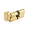 Jedo Euro Profile Cylinders & Turns 80mm Polished Brass