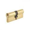 Jedo Euro Profile Double Cylinders to Differ 80mm Polished Brass