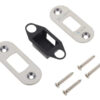 Jedo Radiused Accessory Packs for Heavy Duty Tubular Deadbolts Polished Stainless Steel