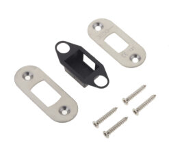 Jedo Radiused Accessory Packs for Heavy Duty Tubular Deadbolts Satin Stainless Steel