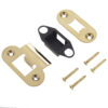 Jedo Radiused Accessory Packs for Heavy Duty Tubular Latches Brass Finish