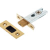Jedo Heavy Duty Tubular Deadbolts 64mm Brass Finish