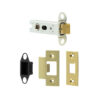 Jedo Heavy Duty Tubular Latches - 45 Degree Short Travel 76mm Satin Brass