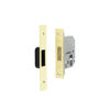 Jedo Euro Profile Deadlocks 65mm Polished Brass