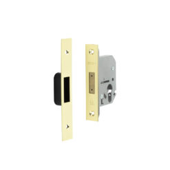 Jedo Euro Profile Deadlocks 65mm Polished Brass