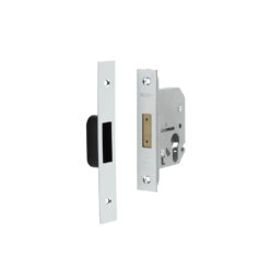 Jedo Euro Profile Deadlocks 65mm Polished Chrome