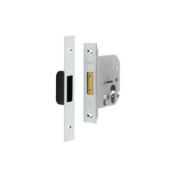 Jedo Euro Profile Deadlocks 76mm Polished Chrome