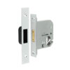 Jedo Oval Profile Deadlocks 76mm Satin Chrome