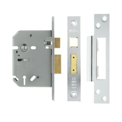 Jedo 3 Lever Sashlocks 76mm Polished Chrome