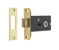Jedo Box Deadbolts 76mm with 5mm Spindle Polished Brass