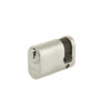 Oval Profile Single Cylinders 45mm Satin Chrome