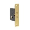 Jedo Sliding Door Bathroom Lock Satin Brass