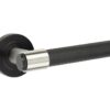 Nero T-Bar Knurled Black Door Handle