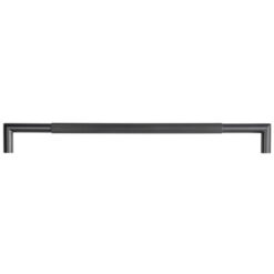 Three One Six Linear Pull Handles 600x25mm Bolt Through Black