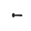Nero Wall Mounted Door Stop on Rose 85mm Black