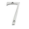 Jedo 75mm Screw Fix Numerals Polished Chrome No. 7