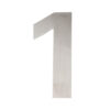 150mm Numerals SSS Finish 150mm Satin Stainless Steel No. 1