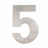150mm Numerals SSS Finish 150mm Satin Stainless Steel No. 5