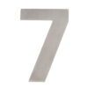 150mm Numerals SSS Finish 150mm Satin Stainless Steel No. 7