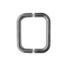Stainless Steel 22mm D Shape Pull Handles B2B Fixing 600x22mm Polished Stainless Steel